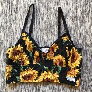 Sunflower Crop Top